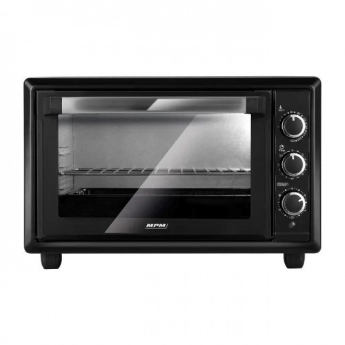 MPM MPE-28/T - Electric Oven with Thermo-circulation System, black image 1