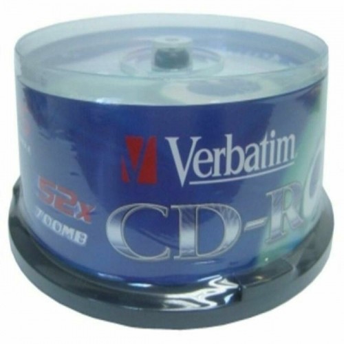 CD-R Verbatim 43432 700 MB 52x (25 uds) 700 MB image 1