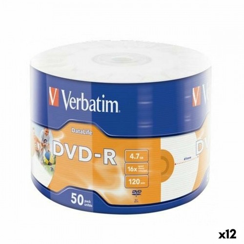 DVD-R Verbatim 4,7 GB 16x (12 gb.) image 1