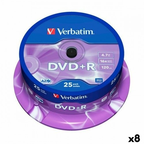 DVD+R Verbatim 4,7 GB 16x (8 Units) image 1