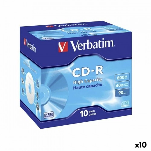 CD-R Verbatim 800 MB 40x (10 Units) image 1
