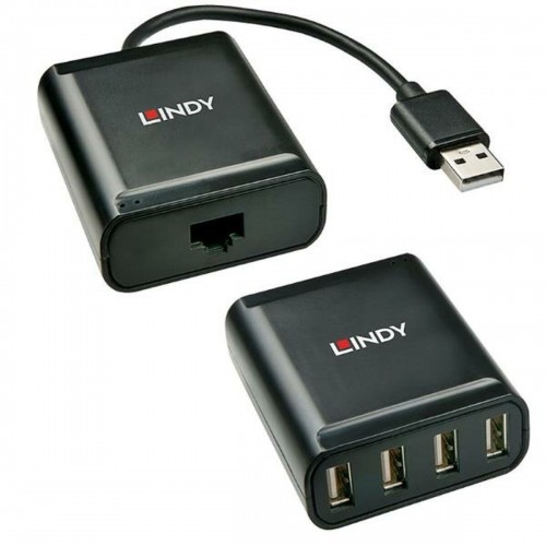 USB Centrmezgls LINDY 42679 Melns image 1