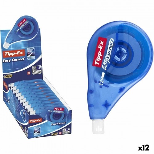 Correction Tape TIPP-EX Easy Correct 12 m 4,2 mm (12 Units) image 1