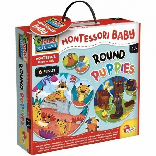 Izglītojošā Spēle Lisciani Giochi Montessori Baby Round Puppies (FR) image 1