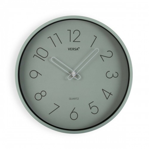 Настенное часы Versa Зеленый Пластик Кварц 4 x 30 x 30 cm image 1