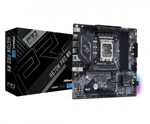 Asrock H670M Pro RS Intel H670 LGA 1700 micro ATX image 1