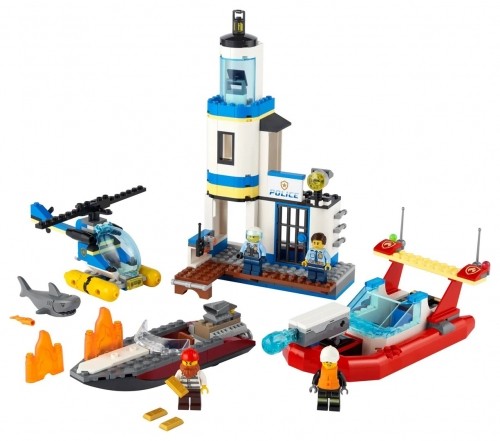 LEGO CITY 60308 SEASIDE POLICE AND FIRE MISSION image 1