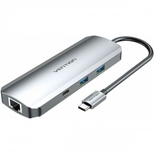 USB Hub Vention TOMHB 100 W Silver image 1