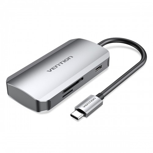 USB-разветвитель Vention TNHHB Серый (1 штук) image 1