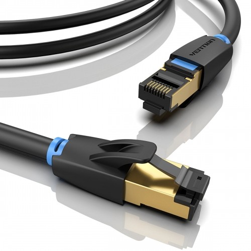 UTP Category 6 Rigid Network Cable Vention IKABN Black 15 m image 1