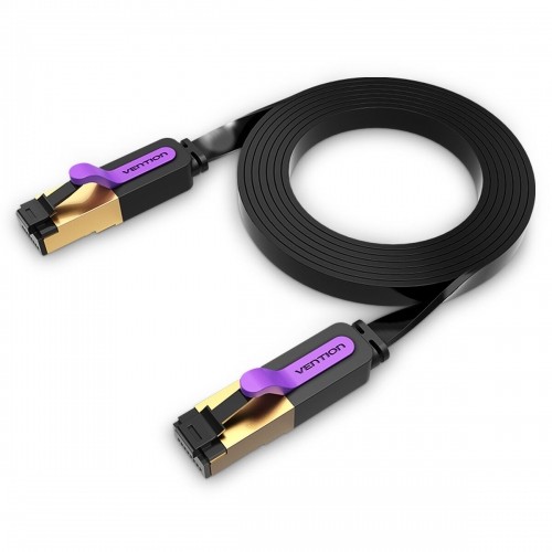 UTP Category 6 Rigid Network Cable Vention ICABL Black 10 m image 1