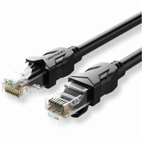 UTP Category 6 Rigid Network Cable Vention IBEBT Black 30 m image 1