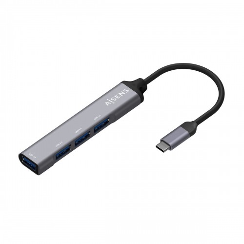 USB Centrmezgls Aisens A109-0541 Pelēks (1 gb.) image 1