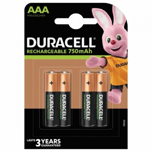 Аккумуляторные батарейки DURACELL AAA LR3     4UD (10 штук) image 1