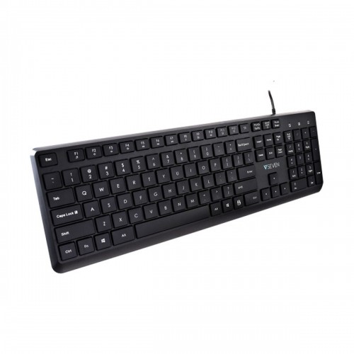 Keyboard and Mouse V7 KU350US Black Qwerty US image 1