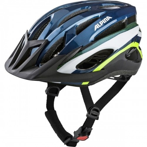 Adult's Cycling Helmet Alpina MTB17 Yellow Blue Green 54-58 cm image 1