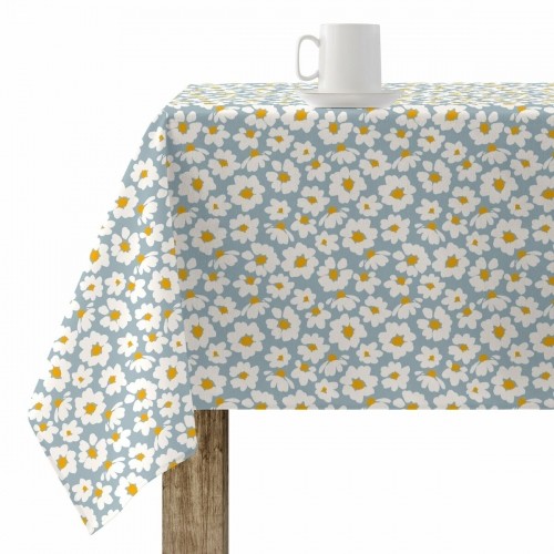 Stain-proof resined tablecloth Belum Xalo Blue 140 x 140 cm image 1