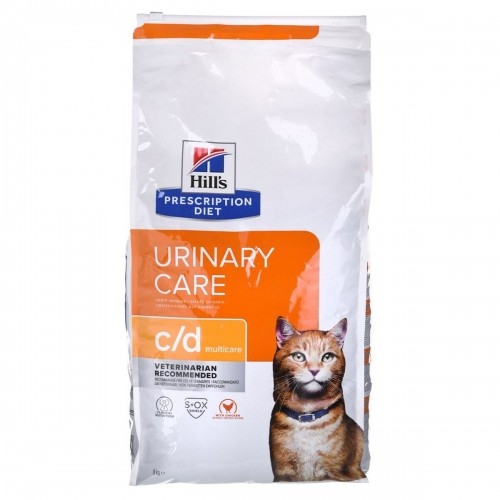 Lopbarība Hill's Feline c/d Urinary Care Multicare Pieaugušais Cālis 8 kg image 1