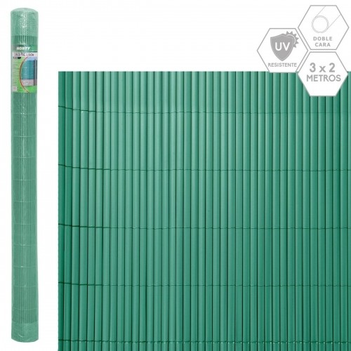 Garden Fence Green PVC 1 x 300 x 200 cm image 1