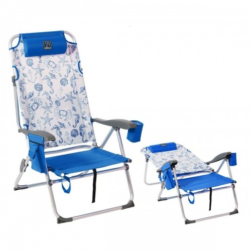 Bigbuy Garden Пляжный стул Синий 108 x 47 x 30 cm image 1