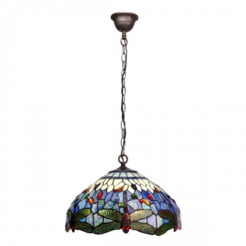 Ceiling Light Viro Belle Epoque Blue Iron 60 W 40 x 130 x 40 cm image 1