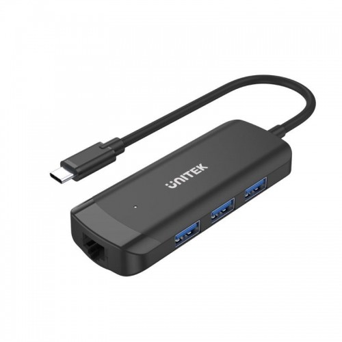 UNITEK H1110A interface hub USB 3.2 Gen 2 (3.1 Gen 2) Type-A 5000 Mbit/s Black image 1