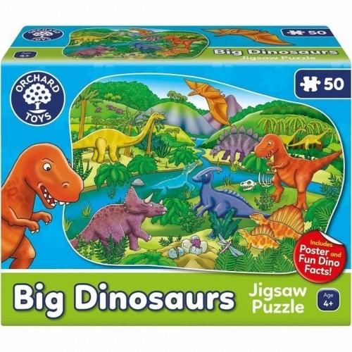 Puzle un domino komplekts Orchard Big Dinosaurs (FR) image 1