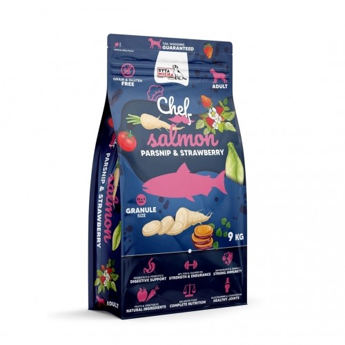 SYTA MICHA Chef Salmon, parsnip and strawberry - dry dog food - 9kg image 1
