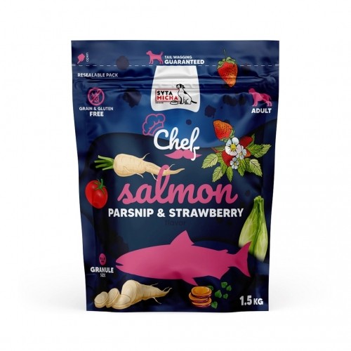 SYTA MICHA Chef Salmon, parsnip and strawberry - dry dog food - 1,5kg image 1