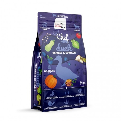 SYTA MICHA Chef Duck, berries and spinach - dry dog food - 9kg image 1