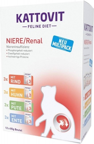 KATTOVIT Feline Diet Niere/Renal - wet cat food - 12 x 85g image 1