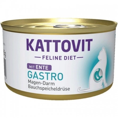 KATTOVIT Feline Diet Gastro Duck - wet cat food - 85g image 1