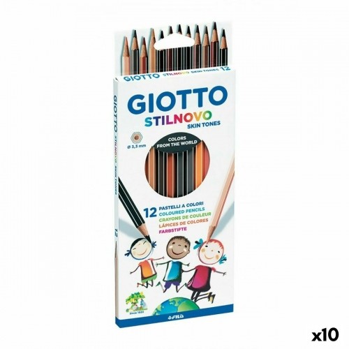 Krāsainie zīmuļi Giotto Stilnovo Skin Tones Daudzkrāsains (10 gb.) image 1