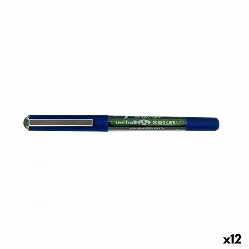 Šķidrās tintes pildspalva Uni-Ball Eye Ocean Care 0,7 mm Zaļš (12 gb.) image 1