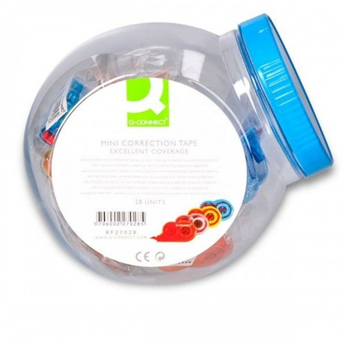 Correction Tape Q-Connect KF27028 4,2 mm x 5 m White Plastic (12 Units) image 1