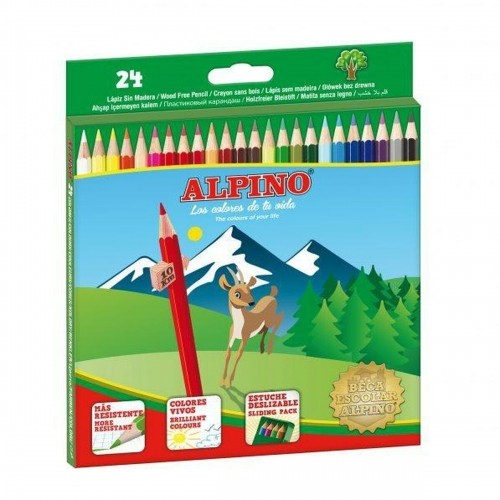 Krāsainie zīmuļi Alpino AL010658 Daudzkrāsains 24 Daudzums image 1