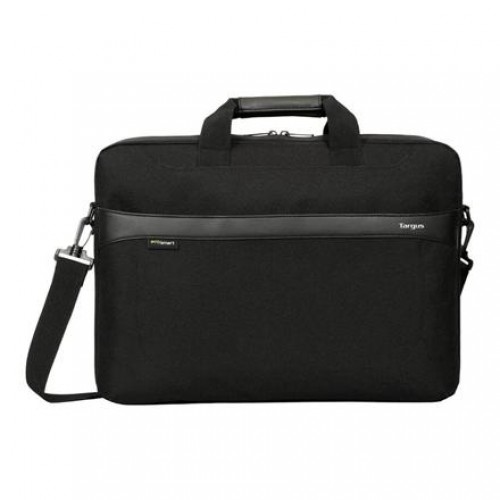 Targus | GeoLite EcoSmart Essential Laptop Case | TSS991GL | Fits up to size 17.3 " | Slipcase | Black | Shoulder strap image 1