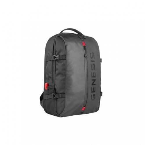 Genesis | Fits up to size  " | Laptop Backpack | Pallad 410 | Backpack | Black | Shoulder strap image 1