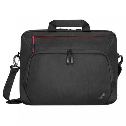 Lenovo | Fits up to size  " | Essential | ThinkPad Essential Plus 15.6-inch Topload (Sustainable & Eco-friendly, made with recycled PET: Total 37% Exterior: 100%) | Topload | Black | " image 1