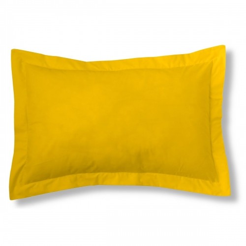 Cushion cover Alexandra House Living Mustard 55 x 55 + 5 cm image 1