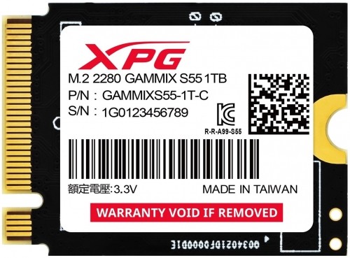ADATA SSD GAMMIX S55 1TB Gen 4x4 2230 image 1
