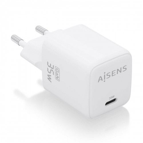 Wall Charger Aisens ASCH-35W1P016-W White 35 W (1 Unit) image 1