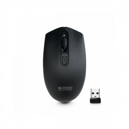 Wireless Mouse Urban Factory FCM01UF Black 1600 dpi image 1