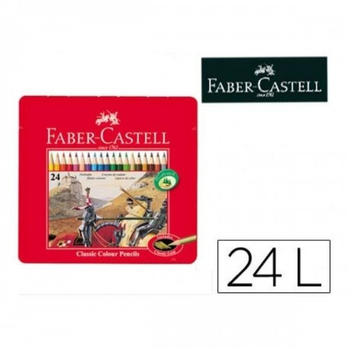 Zīmulis Faber-Castell 115824 Sarkans 24 image 1