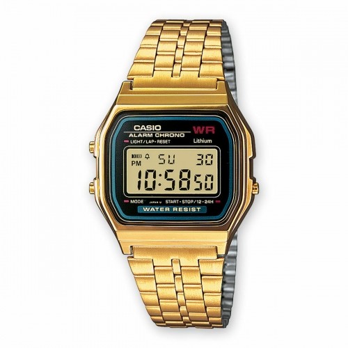 Unisex Watch Casio A159WGEA-1EF Golden (Ø 34 mm) image 1