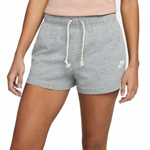 Sports Shorts for Women Nike Sportswear Gym Vintage Grey image 1