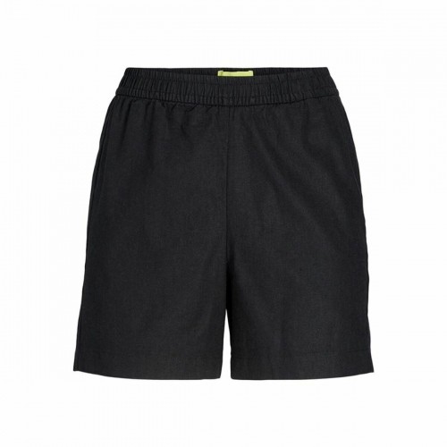 Sports Shorts for Women Jack & Jones Black Linen image 1