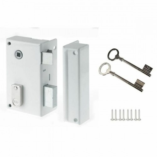 Lock Yale YAV37D  12,5 x 7 x 18 White Steel Rectangular Doors Vertical image 1