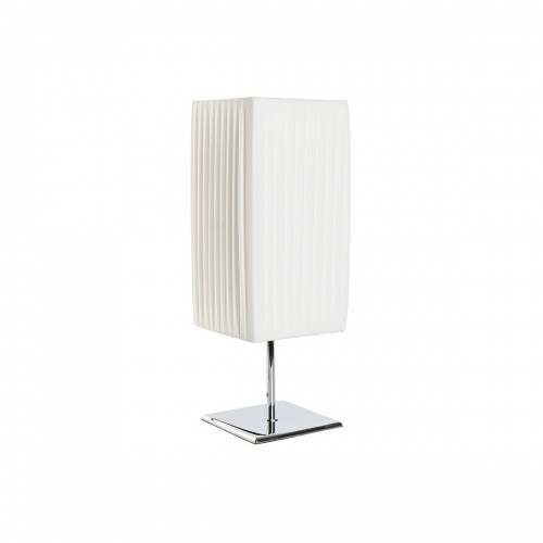 Настольная лампа Home ESPRIT Белый Серебристый полиэтилен Железо 50 W 220 V 15 x 15 x 43 cm image 1