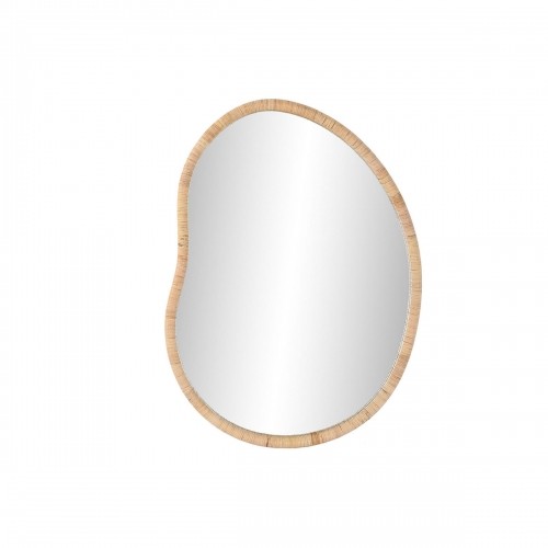 Настенное зеркало Home ESPRIT Натуральный Стеклянный ротанг Scandi 78 x 4,5 x 107,5 cm image 1